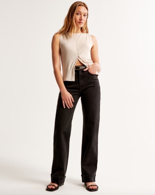 Abercrombie & Fitch High Rise 90s Relaxed Jean