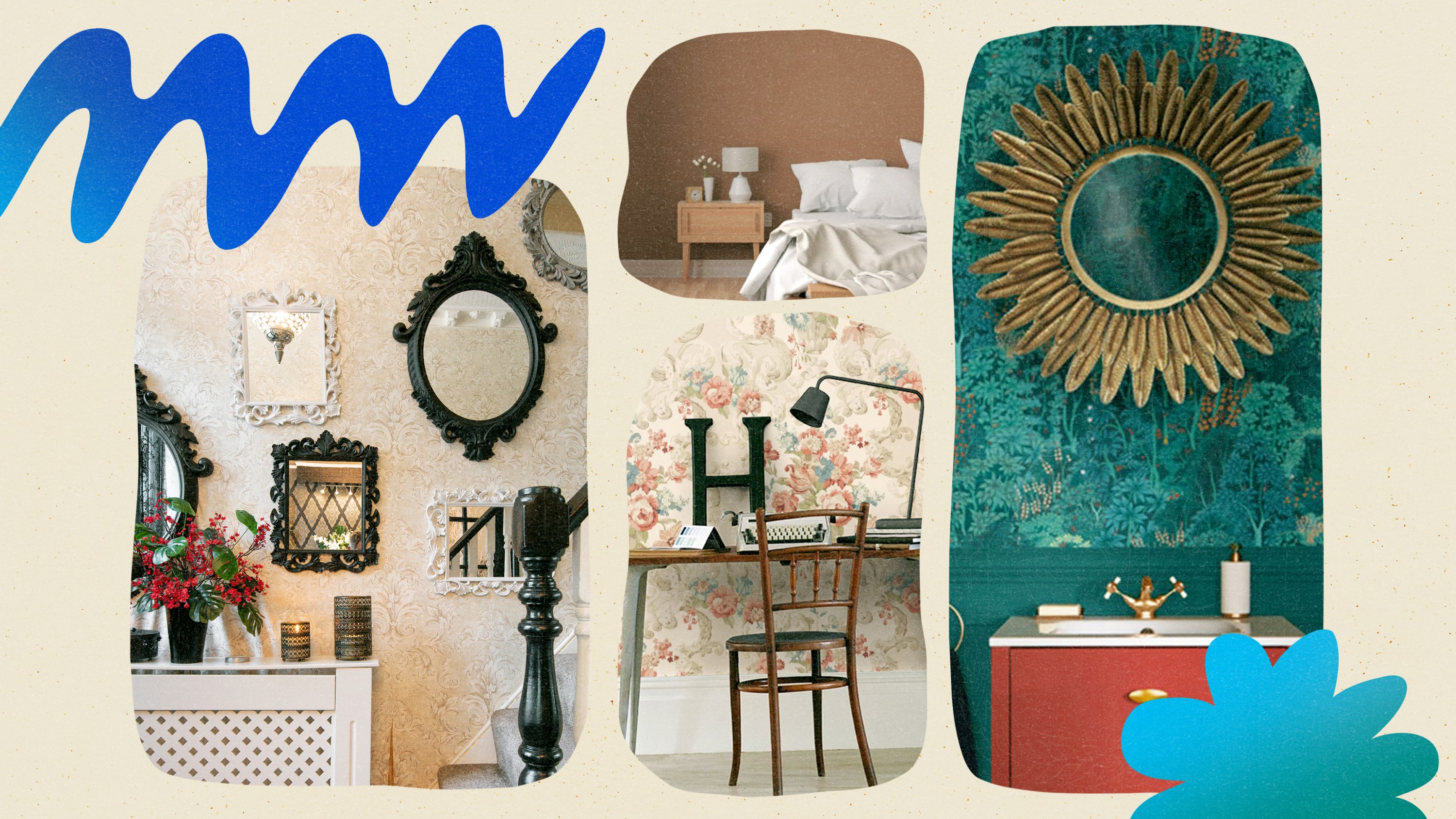 Collage of various home colors