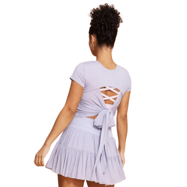 Blogilates Reversible Bow Back Short Sleeve Top