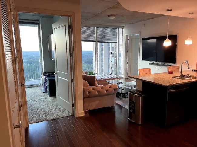 View from living room