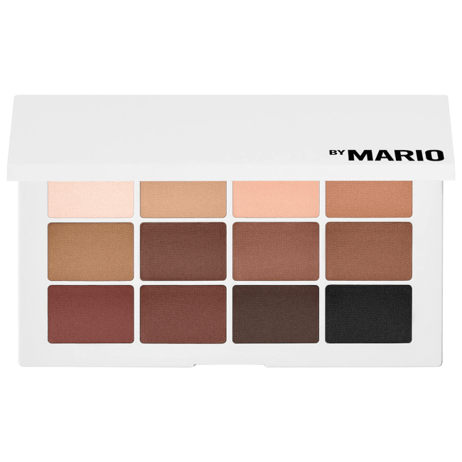 Makeup By Mario Master Mattes Eyeshadow in a white Palette.