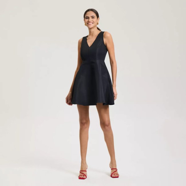 A New Day Women's Deep V-Neck Mini Dress