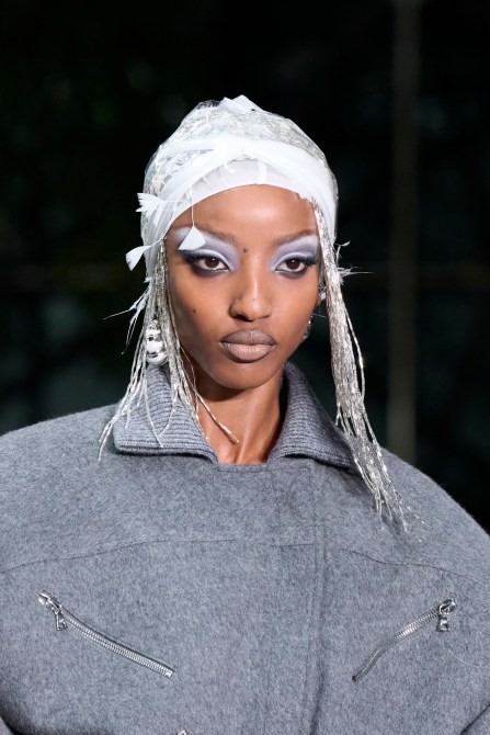 A model at FW25 Luar.