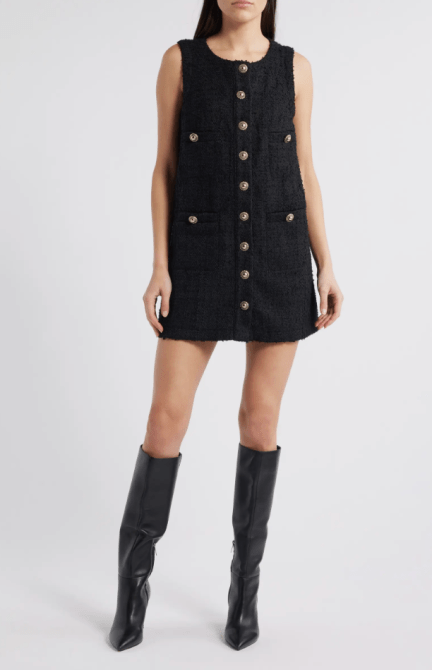 Tropez Tweed Shift Dress