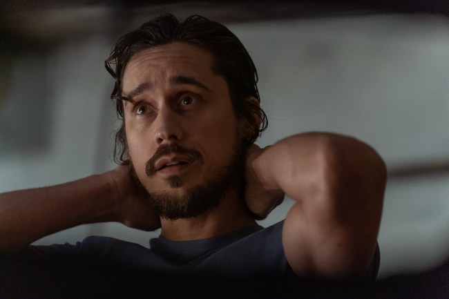 Peter Gadiot as Adam in YELLOWJACKETS, “Flight of the Bumblebee”.