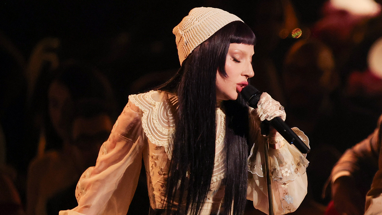 Lady Gaga at the 67th GRAMMY Awards held at the Crypto.com Arena on February 2, 2025 in Los Angeles, California.