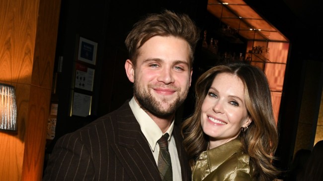 Leo Woodall and Meghann Fahy