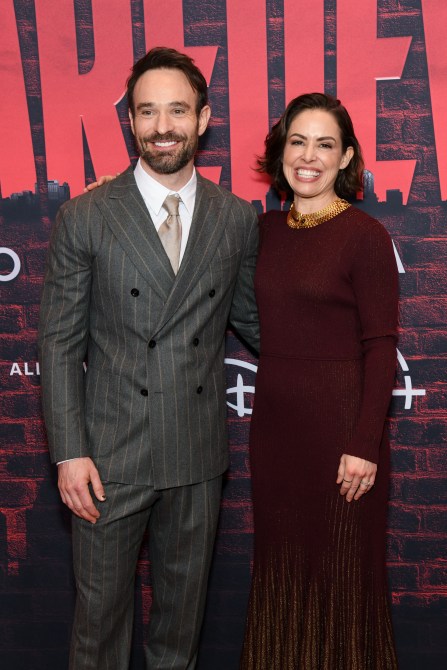 Charlie Cox, Samantha Thomas at Marvel Television’s “Daredevil: Born Again” Premiere held at The Hudson Theater on February 24, 2025 in New York, New York.