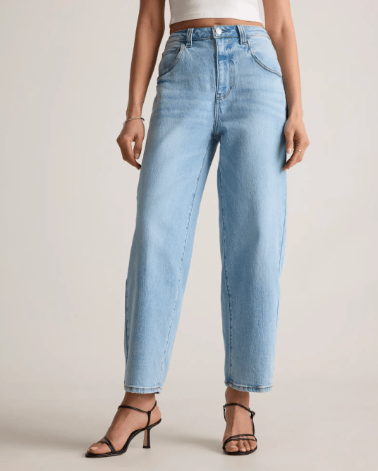 Quince Bella Stretch Barrel Jeans
