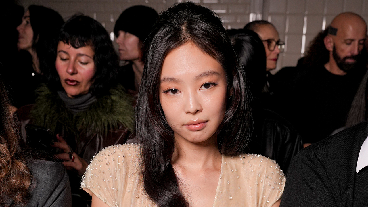 Jennie Kim at the Jean Paul Gaultier Haute Couture Spring/Summer 2025 fashion show as part of Paris Couture Fashion Week on January 29, 2025 in Paris, France.