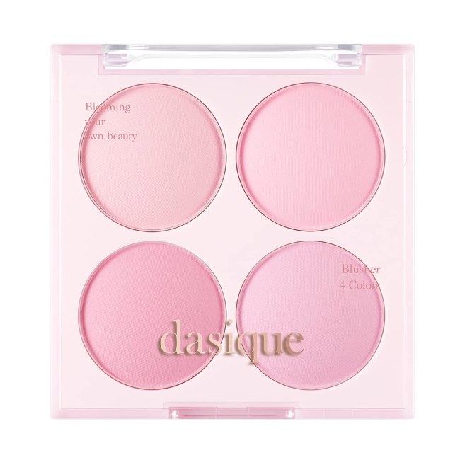 Dasique Blending Mood Cheek Blush in a pink palette.