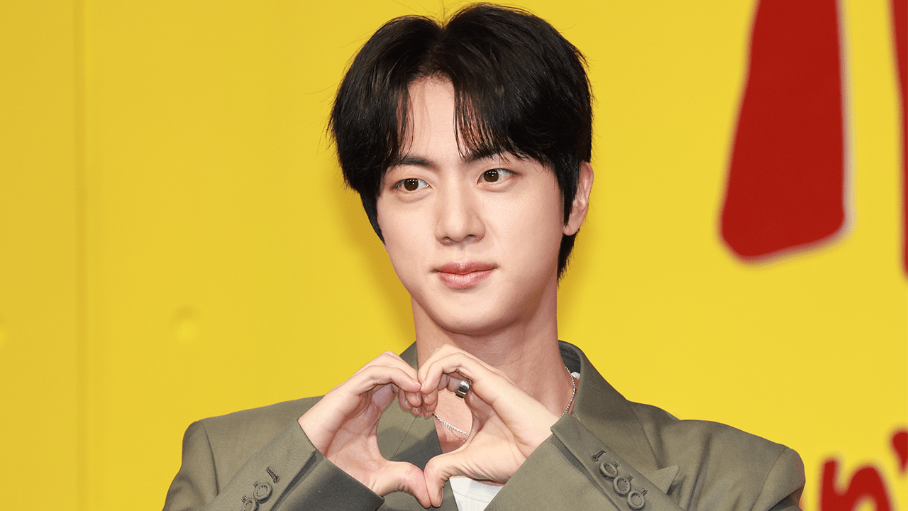 Jin of BTS attends the Netflix series 'Kian's Bizarre B&B' press conference at JW Marriott Dongdaemun Square Seoul in Jongno-gu on April 15, 2025 in Seoul, South Korea.