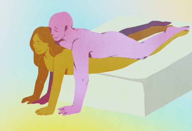The Magic Carpet sex position.