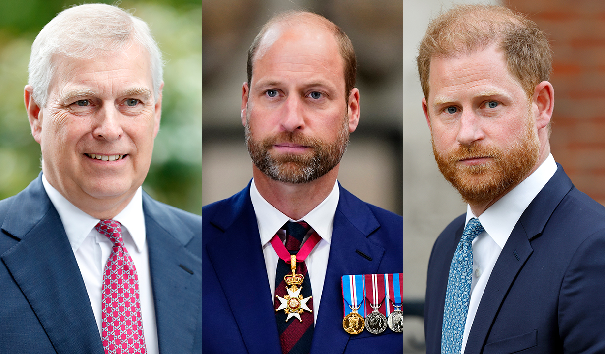 Prince Andrew, Prince William, Prince Harry