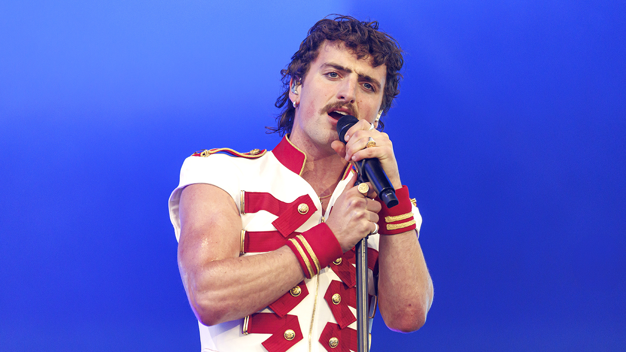 Benson Boone at the 2025 Coachella Valley Music And Arts Festival on April 18, 2025 in Indio, California.