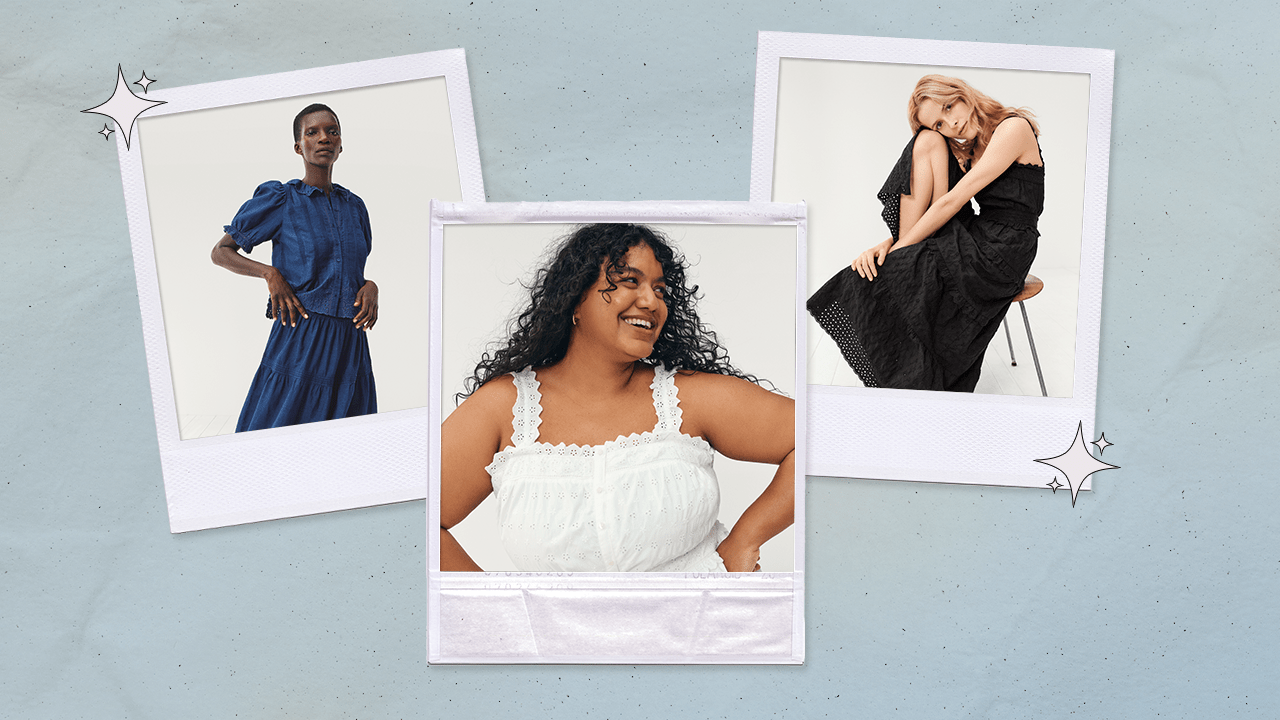 Three models wearing the Gap x Dôen collection 2025