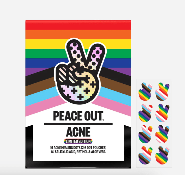 Peace Out Skincare Pride Limited Edition Salicylic Acid Acne Healing Dots