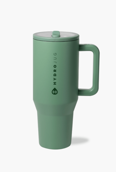 HydroJug Water Bottle with Handle & Flip Straw