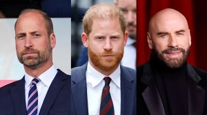 Prince William, Prince Harry, John Travolta