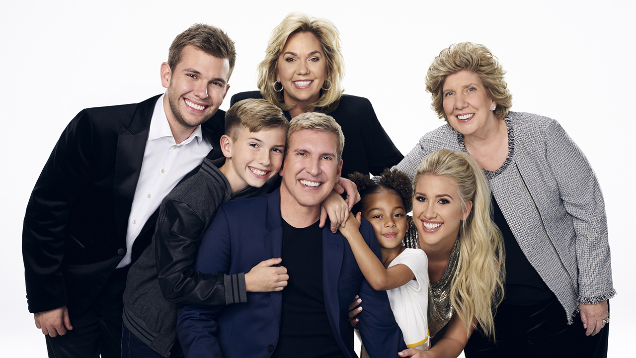 CHRISLEY KNOWS BEST -- Season:6 -- Pictured: (l-r) Chase Chrisley, Grayson Chrisley, Julie Chrisley, Todd Chrisley, Chloe Chrisley, Savannah Chrisley, Faye Chrisley