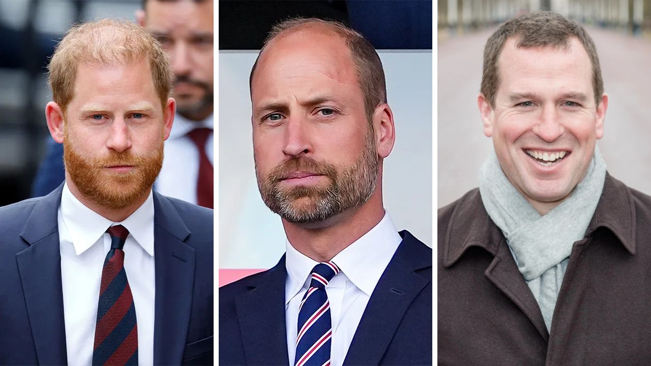 Prince Harry, Prince William, Peter Phillips