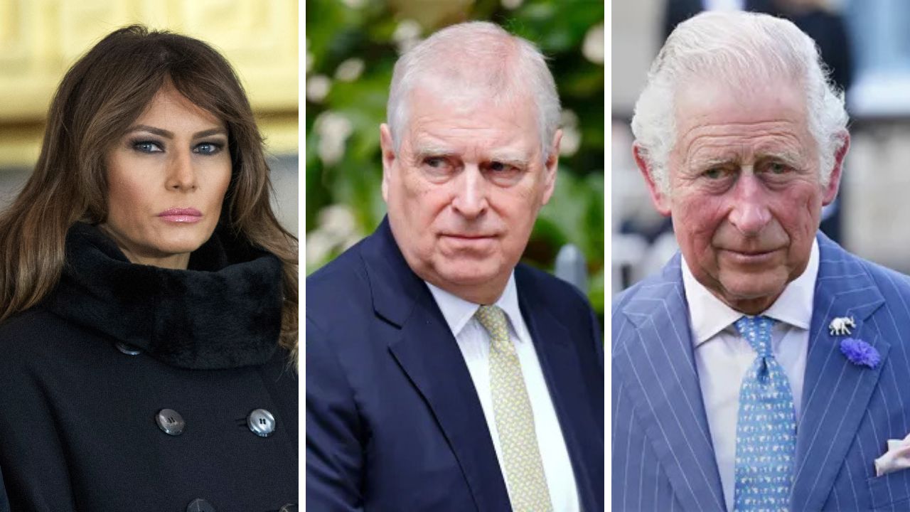 Melania Trump, Prince Andrew, King Charles