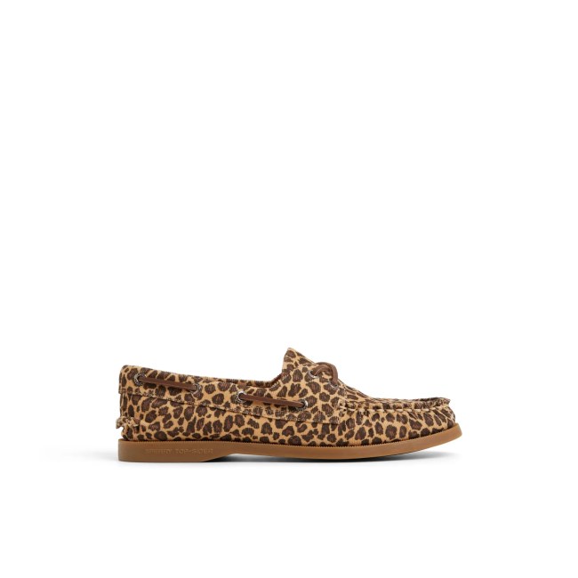 Sperry Leopard Boat Shoes