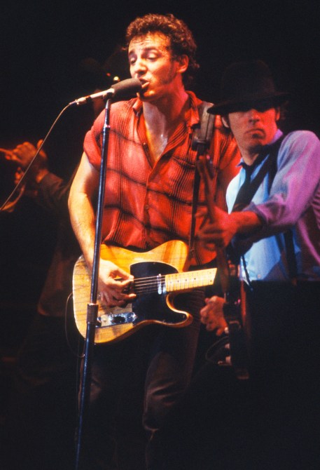 Bruce Springsteen and the E Street Band, Bruce Springsteen; Steven Van Zandt, Vorst Nationaal, Brussels, Belgium, 26th April 1981
