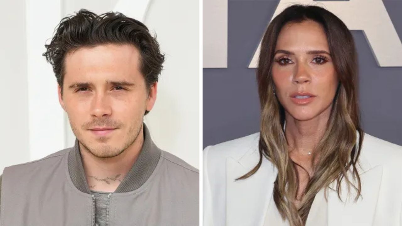 Brooklyn Beckham and Victoria Beckham