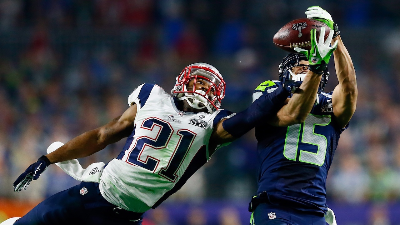 Patriots vs. Seahawks during Super Bowl XLIX at University of Phoenix Stadium on February 1, 2015 in Glendale, Arizona.