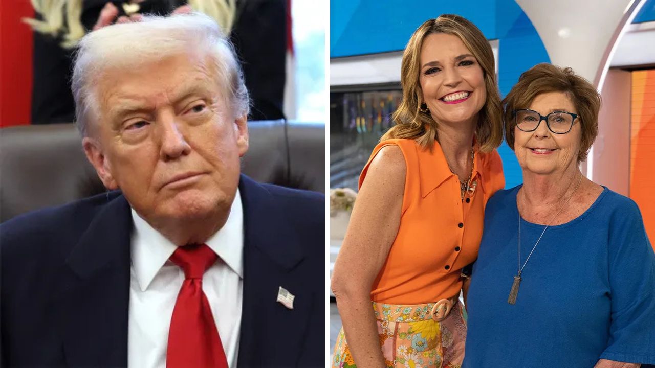 Donald Trump, Savannah Guthrie and mom Nancy