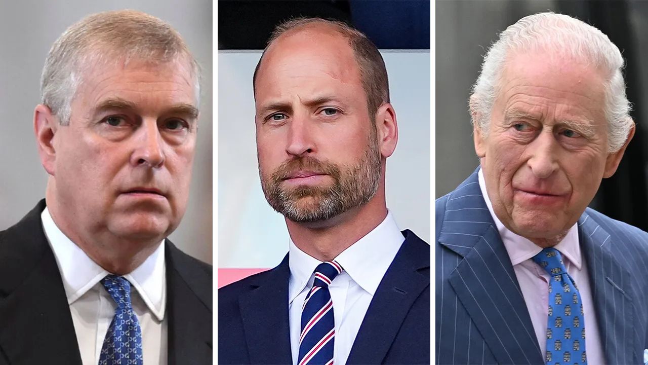 Andrew, Prince William, King Charles