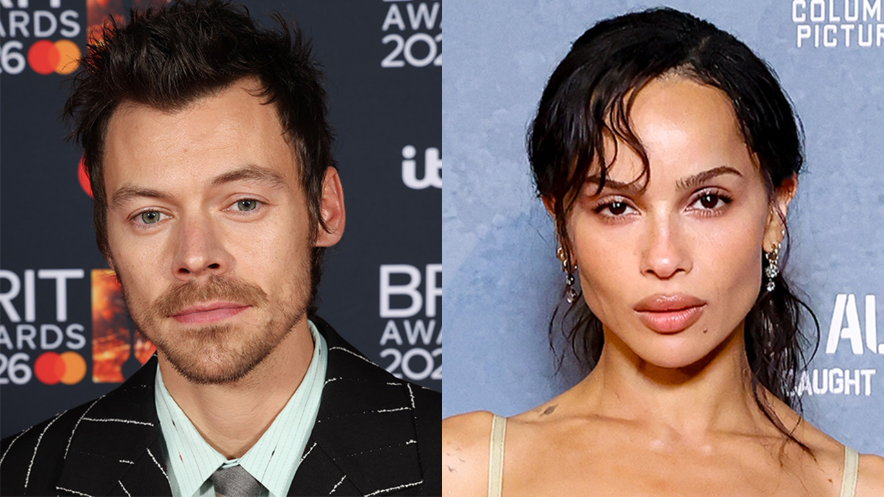 Harry Styles and Zoë Kravitz.
